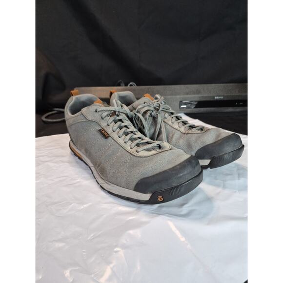 Oboz Bozeman Low Leather Hiking Shoes Charcoal Gray Men’s Size 12 main image 11